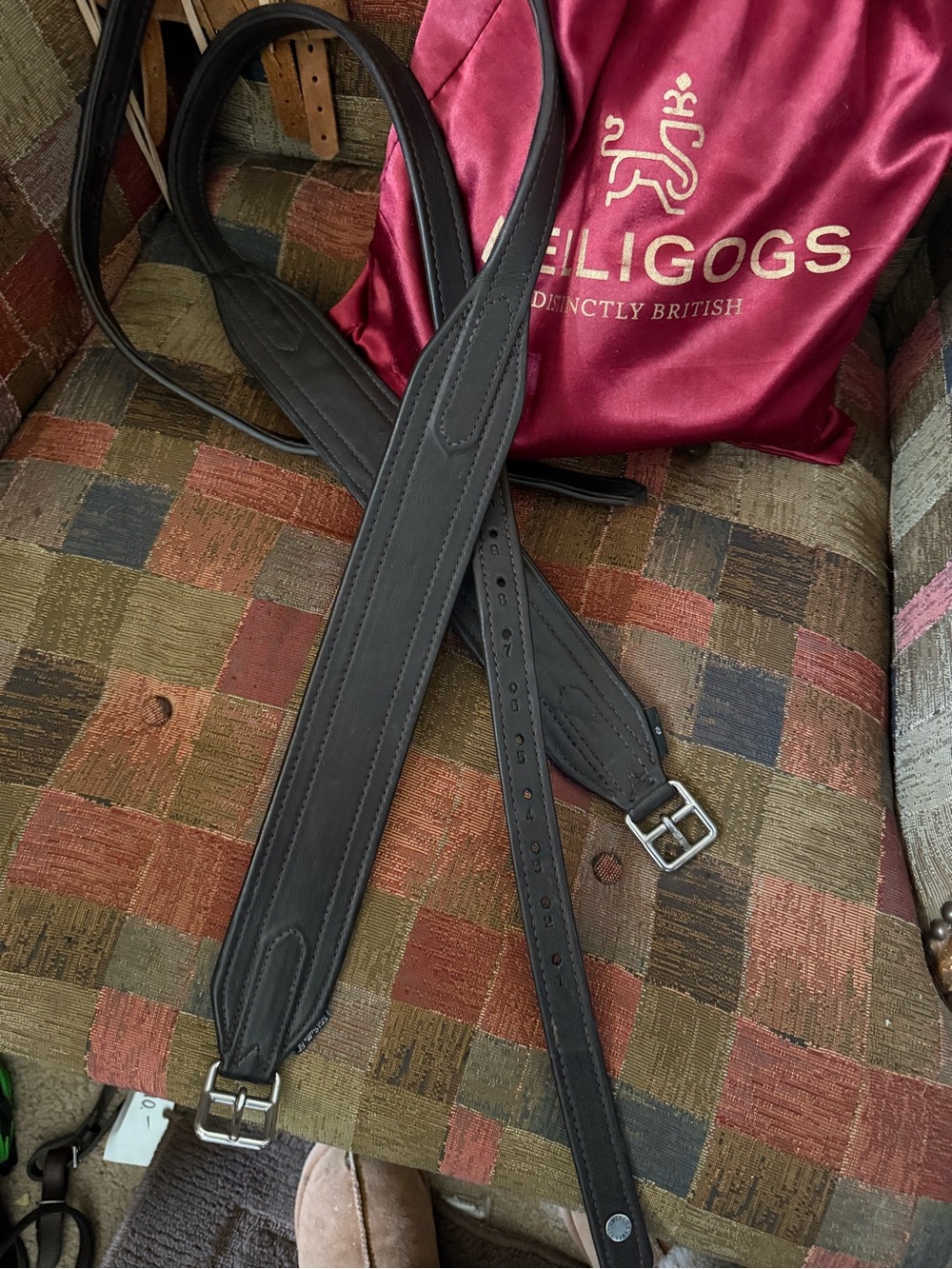 Total Saddle Fit Stability Plus English Leathers 48”